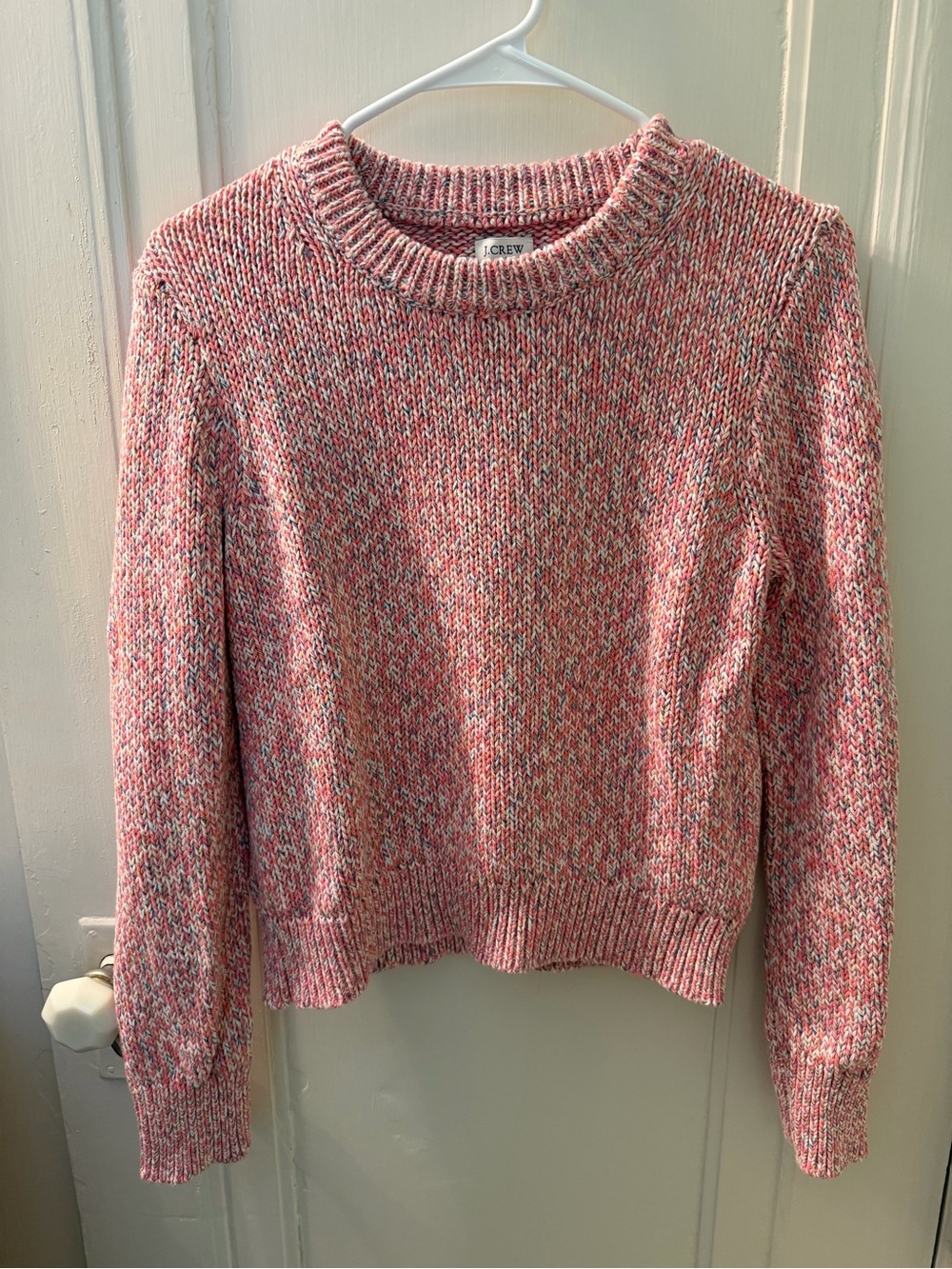 J. Crew Pink Crewneck Sweater